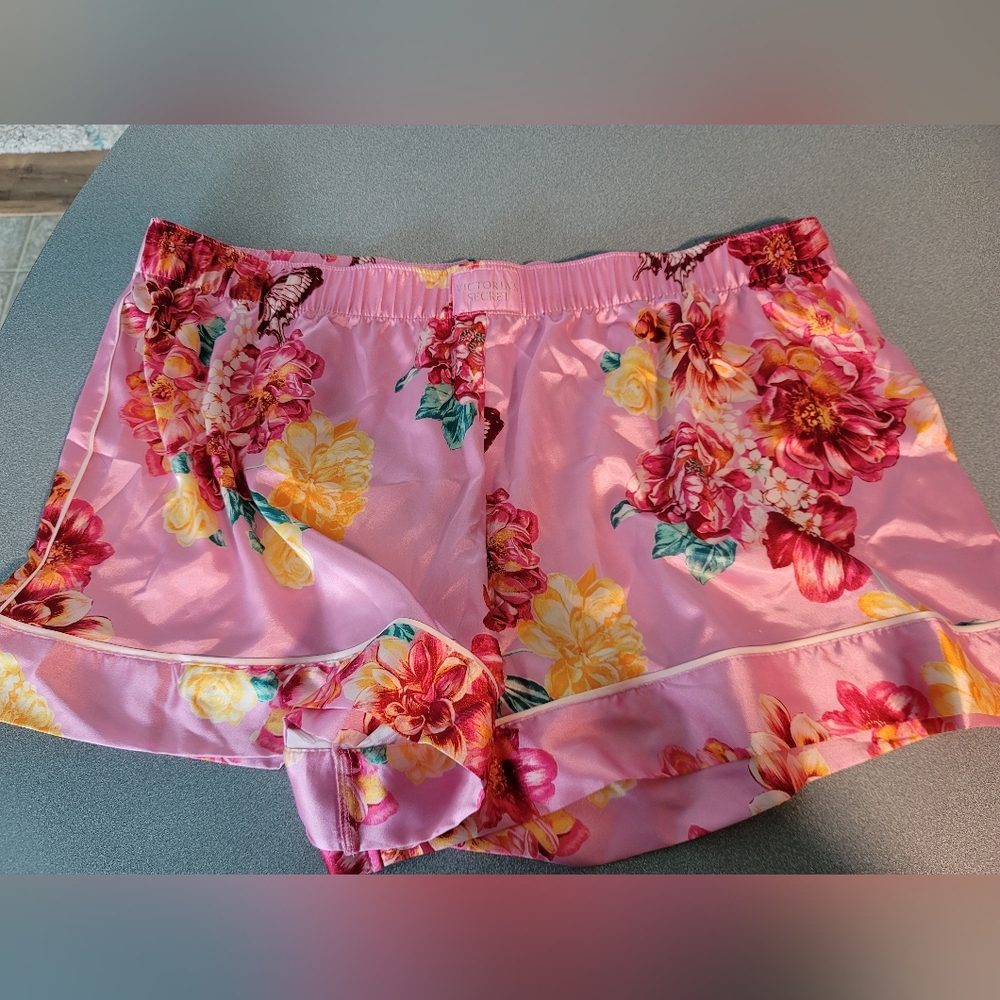 Victoria's Secret Floral Satin Shorts